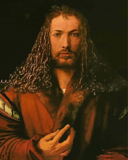 Self Portrait at the Age of Twenty Eight by durer diamond painting