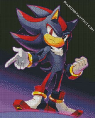 Shadow Sonic diamond painting