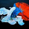 Siamese Fighter Fish diamond painting