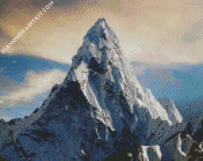 Snowy Everest Mountain diamond paintings