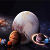 Space Planets diamond painting
