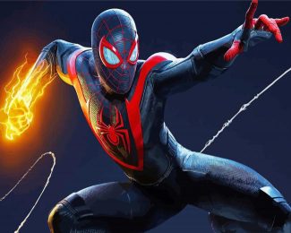 Spider Man miles morales Hero diamond painting