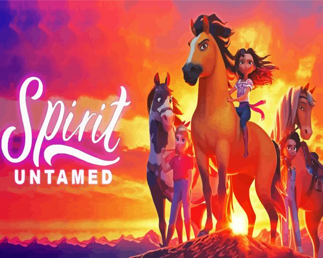 Spirit Untamed Animated Movie - 5D Diamond Painting 