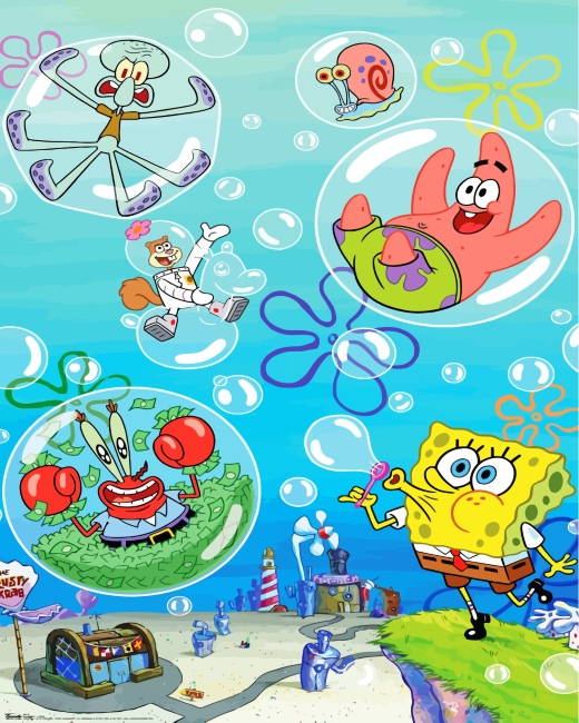 Spongebob SquarePants diamond painting