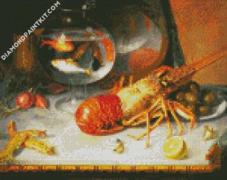 Still Life Lobster diamond painting