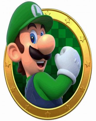 Super Mario Luigi diamond painting