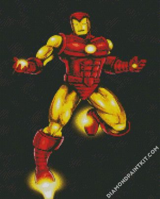 Superhero Iron Man diamond painting