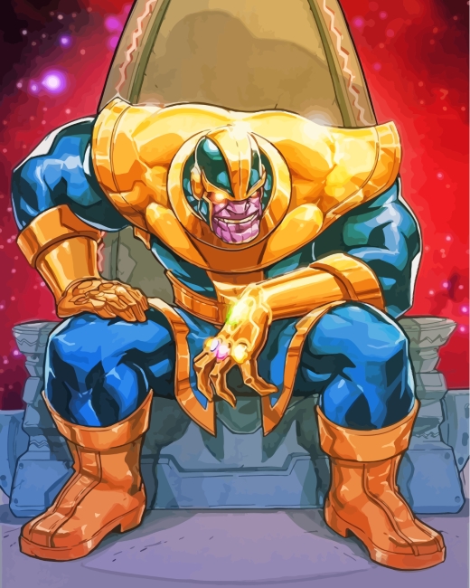 Thanos Animation Hero diamond painting