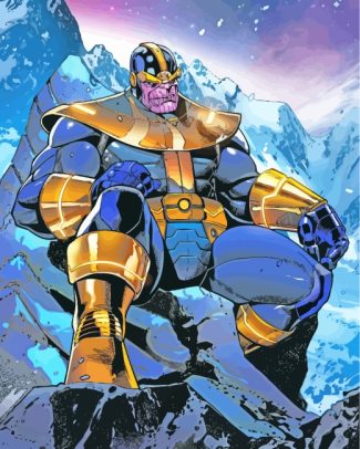 Thanos Marvel Comics diamond painting