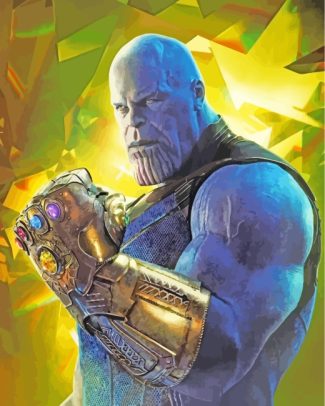 Thanos Marvel Superhero diamond painting