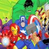 The Avengers Cartoon diamond painting