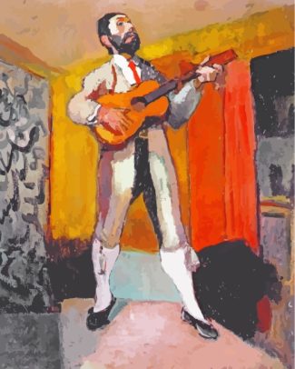 The Guitarist Henri Matisse diamond painting