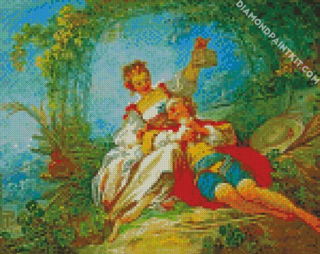 The Happy Lovers Fragonard diamond painting