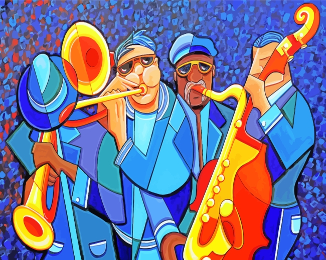 The Jazz Band Art diamond painting
