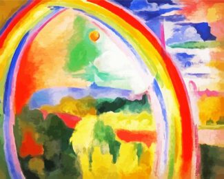The Rainbow Robert Delaunay diamond painting