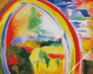 The Rainbow Robert Delaunay diamond painting