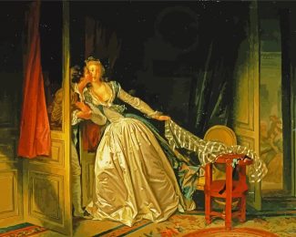 The Stolen Kiss Fragonard diamond painting