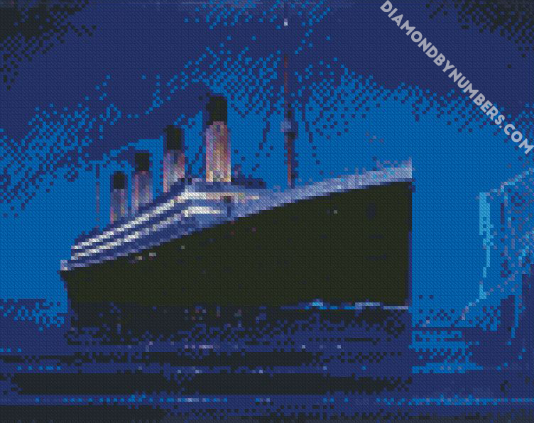 The Titanic Ship - 5D Diamond Painting 