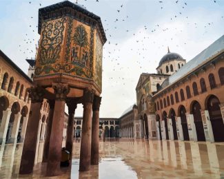 The Umayyad Mosque damascus diamond painting