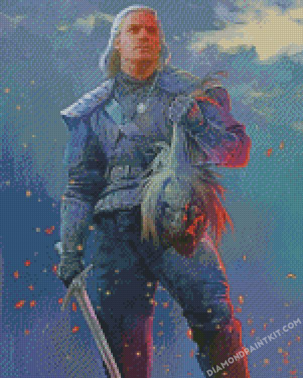The Witcher Geralt of Rivia diamond paintings