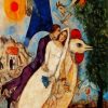 The Betrothed And Eiffel Tower Chagall diamond painting