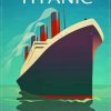 Titanic Ship Poster diamond painting