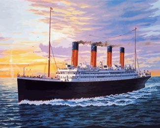 Titanic Ship diamond painting