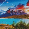 Torres Del Paine National Park Chile View diamond painting