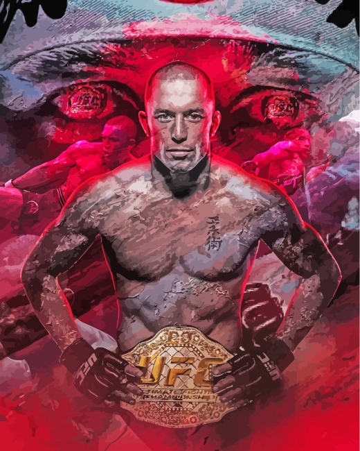 UFC MMA Fighter Art diamond painting
