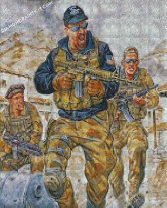 US War Military diamond paintings