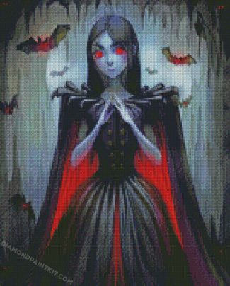 Vampire Girl diamond paintings