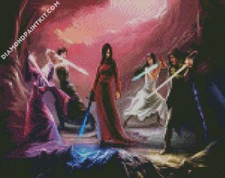 Vampire Sword Fight diamond paintings
