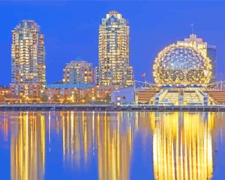 Vancouver City Buildings diamond painting