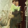 Vintage Hugging Couple diamond painting