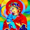 Virgin Mary And Kid diamond painting