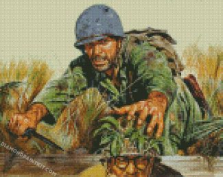 War Military Soldiers diamond paintings