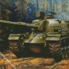 War Tank diamond painting