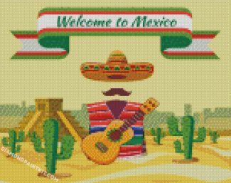 Welcome To Mexico diamond paintings