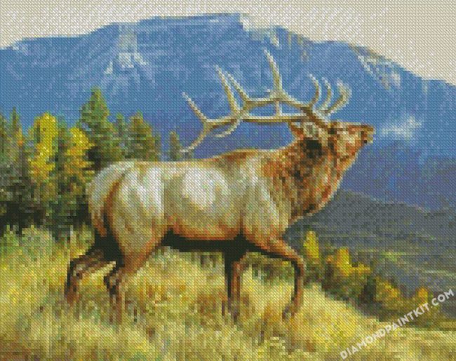Wild Elk Animal diamond paintings