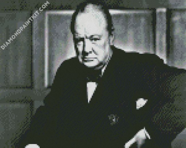 Winston Churchill BAW diamond painting