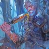 Witcher Geralt of Rivia Art diamond painting