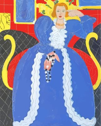 Woman In Blue Henri Matisse diamond painting