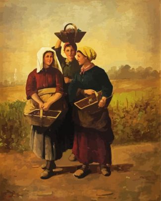 Women At The Harvest diamond painting
