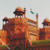 Aesthetic Red Fort India diamond painting