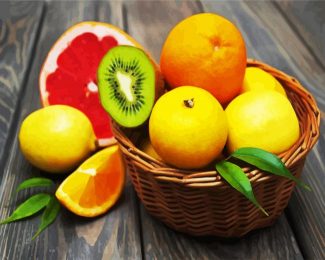 Aesthetic Citrus Fruits Lemon diamond painting