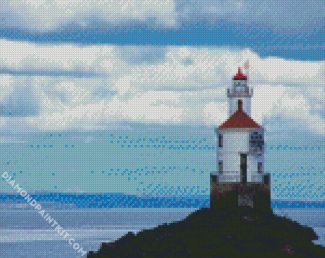 Aesthetic Duluth Lighthouse diamond painting