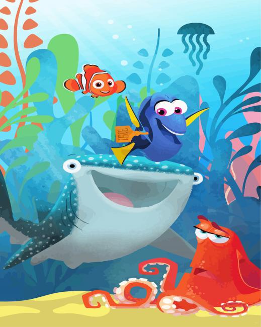 Aesthetic Nemo Fish And Dory diamond painting