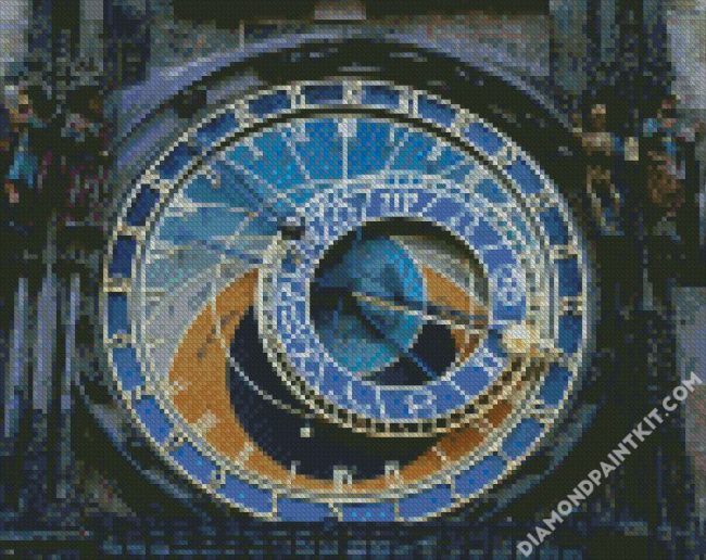 astronomical clock prague czech diamond paintings