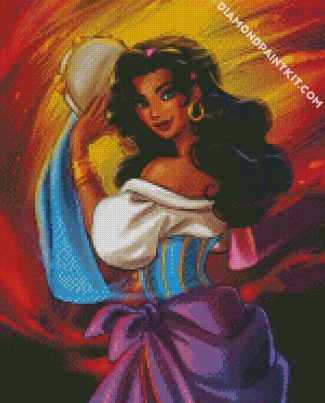 beautiful Esmeralda diamond paintings
