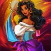 beautiful Esmeralda diamond painting